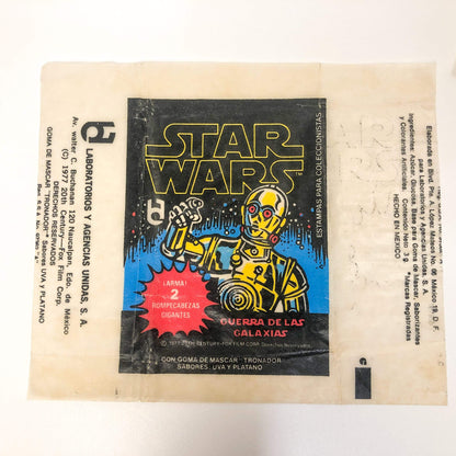 Mexican Guerra De Las Galaxias Star Wars Wax Packs