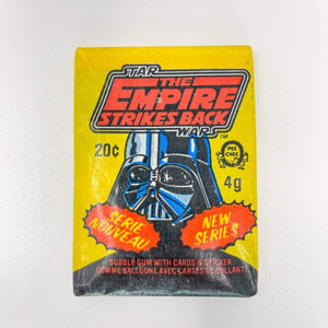 Vintage Topps Star Wars Trading Cards OPC Empire Strikes Back Sealed Wax Pack - Series 3