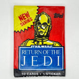 Vintage Topps Star Wars Trading Cards Topps Return of the Jedi Series 2 SEALED Pack - C-3PO