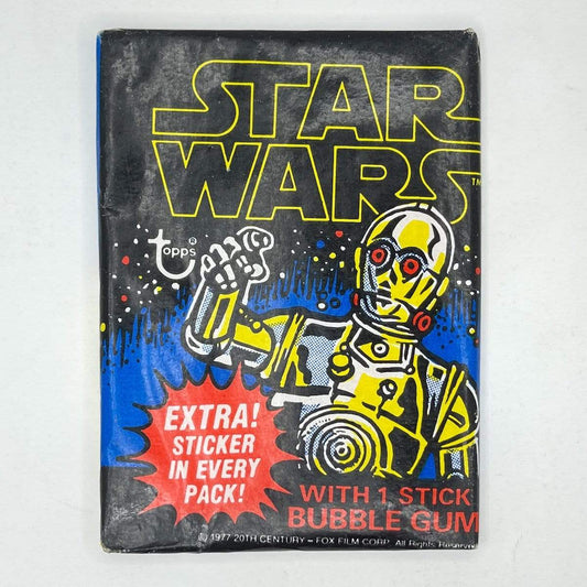 Vintage Topps Star Wars Trading Cards Topps Star Wars Sealed Wax Pack - Series 1