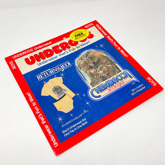 Vintage Underoos Star Wars Non-Toy Chewbacca Underoos Package w/ Jedi Knight Certificate