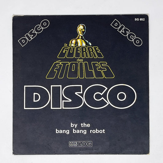 Vintage US Log Star Wars Vinyl Guerre Des Etoiles Disco Record Single - France (1977)