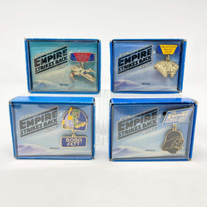 Vintage Wallace Berrie Star Wars Non-Toy Empire Strikes Back Medal Pins in Box (1980)
