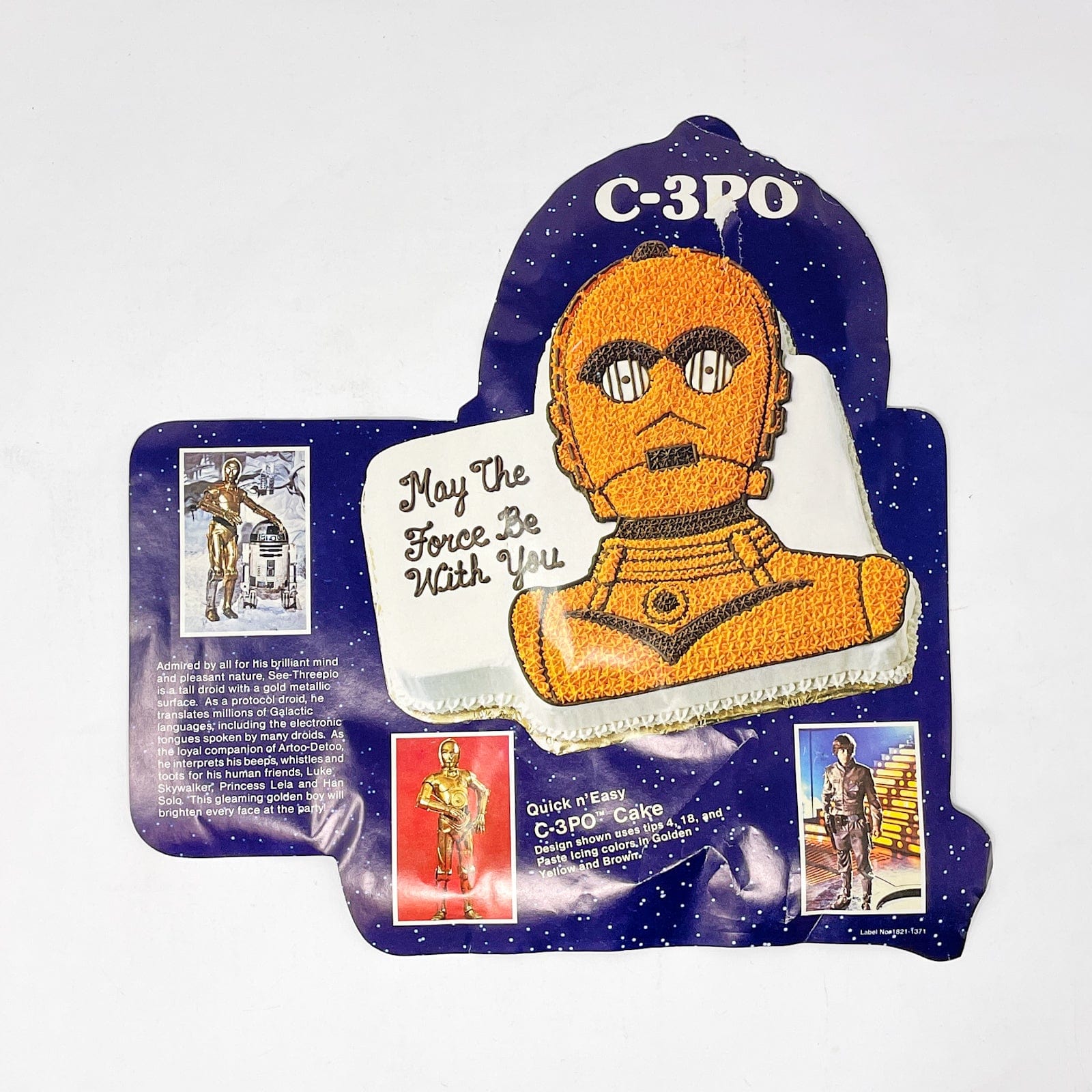 Vintage Wilton Star Wars Non-Toy C-3PO Cake Pan