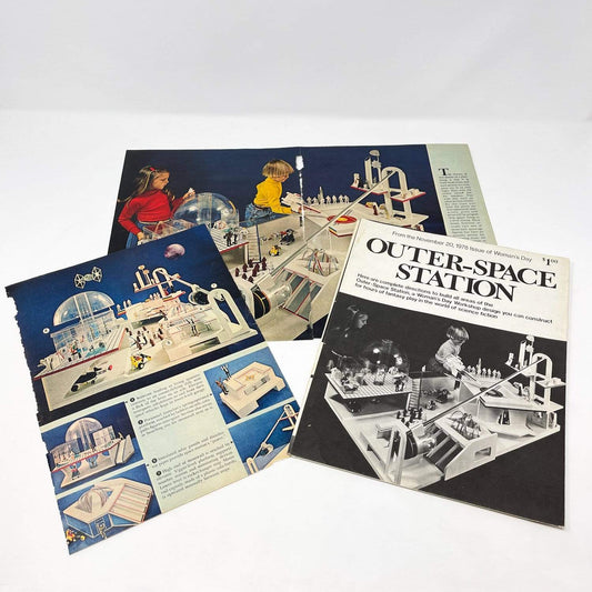 Vintage Women's Day Star Wars Non-Toy Women's Day Outer Space Station Plans (1977)
